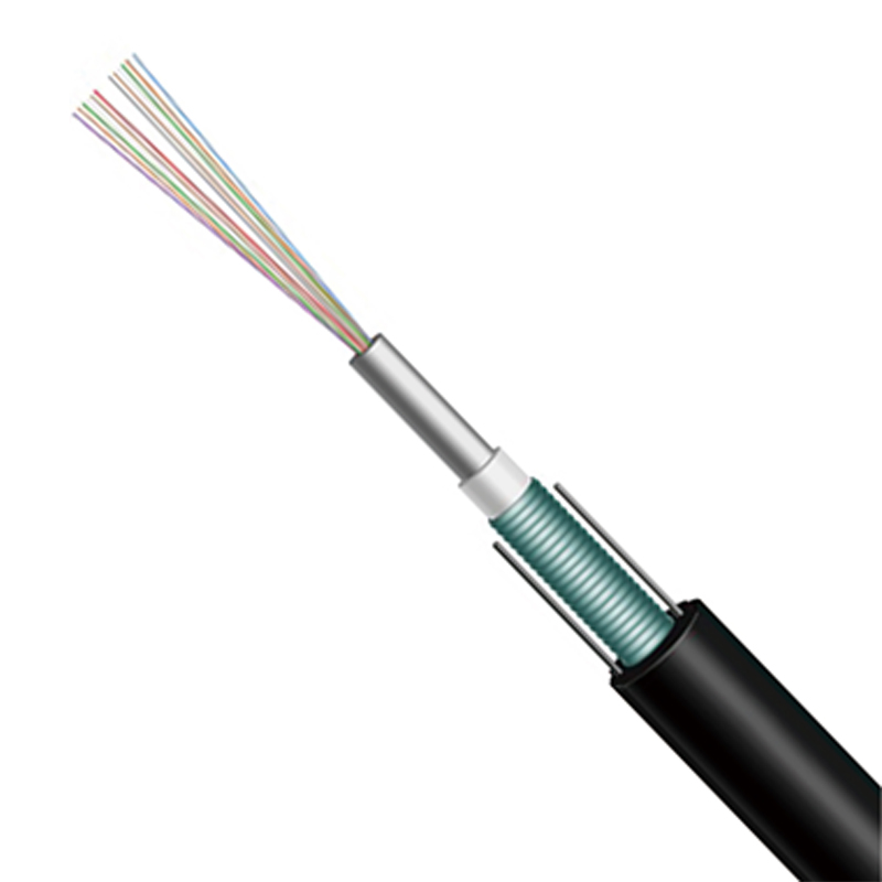 Indoor/Outdioor And Drop Cable Uni-tube Steel-armored Outdoor Cable