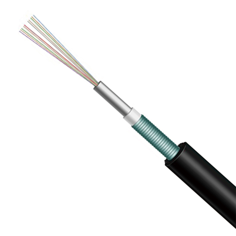 Indoor/Outdoor And Drop Cablle Uni-tube Steel-armored Outdoor Cable